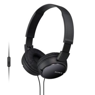 Sony MDR-ZX110AP On-Ear Earphone 頭戴式耳機 - Black #MDR-ZX110APBK [香港行貨]