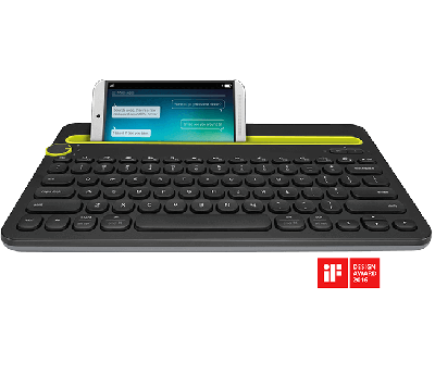 Logitech K480 BT Multi Keyboard (Eng) - BK 多功能藍牙鍵盤 #LGTK480ENGBK-2 [香港行貨] (1年保養)