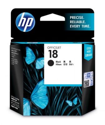 HP 18 Black Ink Cartridge for OJ Pro K5300/5400 C4936A 墨盒 #0882780992962 [香港行貨]