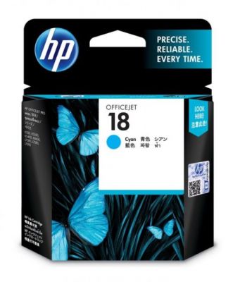 HP 18 C4937A Cyan Ink Cartridge for OJ Pro K5300/5400 噴墨 [香港行貨] #0882780992986