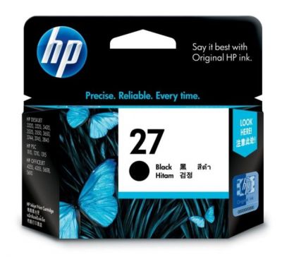 HP 27 Black Ink (10ml) for DeskJet 3420/3325/3550/3650/3845 C8727AA 墨盒 #0808736234443 [香港行貨]