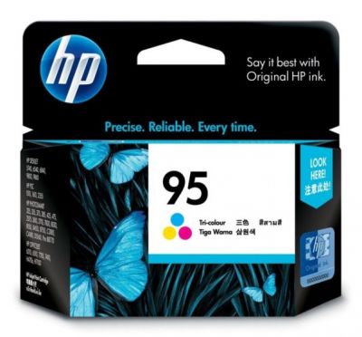 HP 95 AP Tricolor Print Crtg (7ml) for DJ 5740/5940/6540/6840/9800/9860/D2360 C8766WA 墨盒 #0829160408781 [香港行貨]