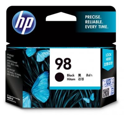HP 98 AP Black Inkjet Print Cartridge DJ 5940/D2360/D4160 C9364WA 墨盒 #0829160708454 [香港行貨]