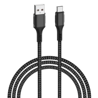 WIWU F12 USB to Type-C 45W Cable 1.2M 尼龍編織 快充 數據線 #F12 [香港行貨]