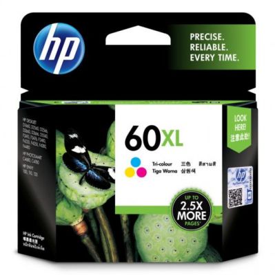 HP 60xl Tri-Color Ink Cartridge for DJ D2560 & F4280 CC644WA 墨盒 #CC644WA [香港行貨]