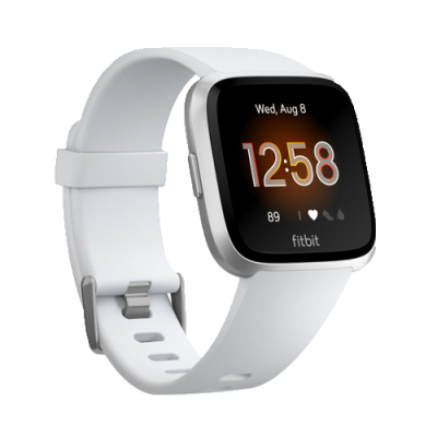 fitbit Versa Lite 版智能手錶 白色/銀色鋁製材質 #FB415SRWT [香港行貨]