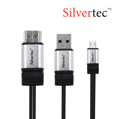 Silvertec MHL Micro USB male to HDMI male - HDMI04