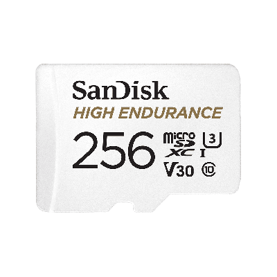SANDISK HIGH ENDURANCE MICRO SD 256G(100M) VHS-I Memory Card 高耐寫度記憶卡 #SDSQQNR-256G [香港行貨]