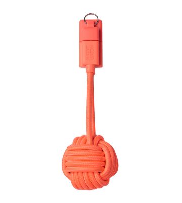 Native Union KEY CABLE - CORAL (Micro USB/ Lightning)