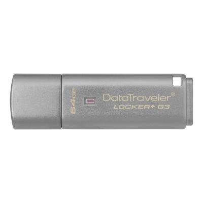 Kingston DT Locker+ G3 64GB USB3.0 加密 USB 隨身碟 #DTLPG3/64GB-2 [香港行貨]