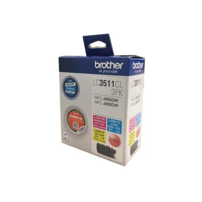 BROTHER LC3511CL3PK INK CARTRIDGE (C/M/Y) COLOR SET