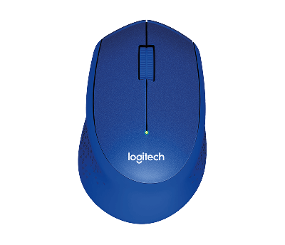 Logitech M331 Silent Plus無聲靜音滑鼠(藍色) #LGTM331BL [香港行貨]