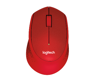 Logitech M331 Silent Plus無聲靜音滑鼠(紅色) #LGTM331RD [香港行貨]