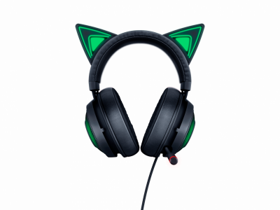 Razer Kraken Kitty - Chroma USB Gaming Headset – Black 貓咪造型電競耳機 #RZ04-02980100-R3M1 [香港行貨]