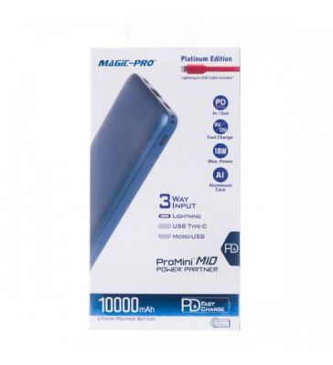 Magic-Pro ProMini M10 PD 快速充電流動電池 battery #PM-PBM10BU [香港行貨]