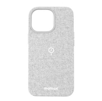 MOMAX iPhone 13 Pro Max 6.7" Fusion MagSafe Case 布面保護殼 - Light Grey #MFAP21LA [香港行貨]