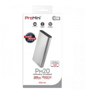 Magic-Pro ProMini PM20 PD 118W 快速充電流動電池 battery #PM-PBPM20SI [香港行貨]