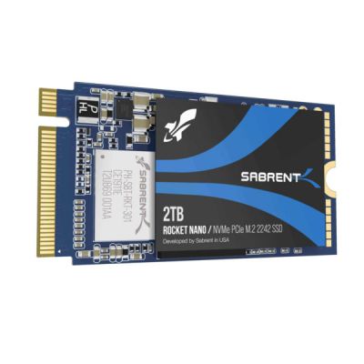 Sabrent ROCKET Low Profile NVMe PCIe 3.0 x4 M.2 2242 SSD - 2TB 固態硬碟 #HD-SR422T  [香港行貨]
