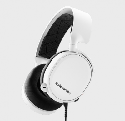 SteelSeries Arctis 3 Gaming Headset For Everywhere You Game (WHITE) (香港行貨) #ARCTIS3WH