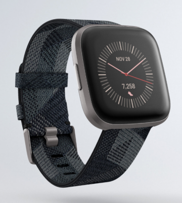 Fitbit Versa 2 Smart Watch 健康運動智慧手錶 (特別版) - 灰色 #FB507GYGY [香港行貨]