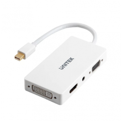 UNITEK Mini DisplayPort to HDMI/DVI/VGA/Audio Converter 轉換器 #Y-6354 [香港行貨]