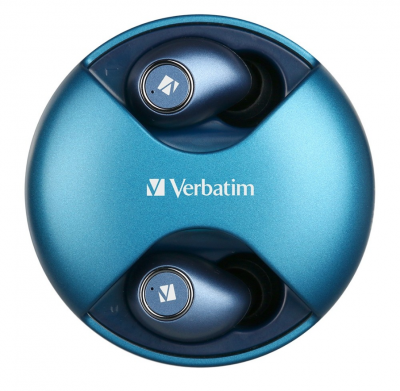 Verbatim Bluetooth 5.0 TWS Earbud - Blue 真無線藍牙5.0耳機 #66349 [香港行貨]