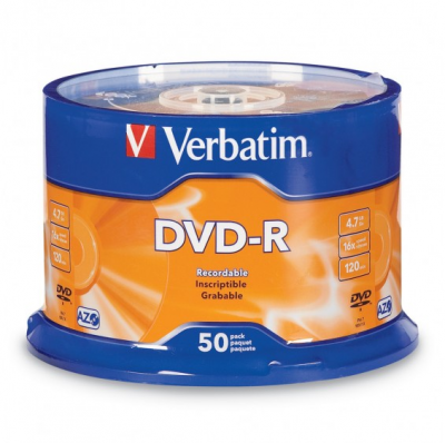 Verbatim DVD - R 4.7GB 16X 95101 50pcs (Life) 光碟 #123035 [香港行貨]