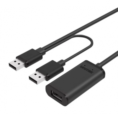 Unitek Y-278 USB 2.0 Active Extension Cable 傳輸線 #Y-278 [香港行貨]