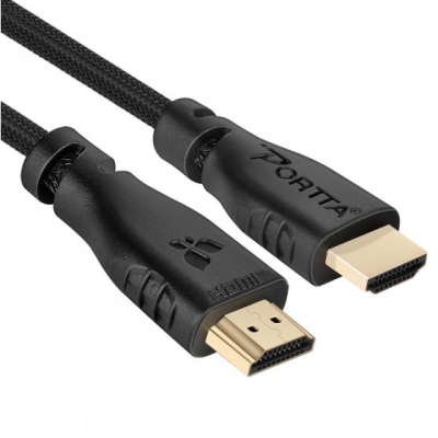 PORTTA V2.0 PREMIUM HDMI CABLE -1M, 3D #2PET01