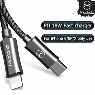 McDodo USB-C to Lightning Adaptor w/PD - BK 快充 充電線 #MP-4236 [香港行貨]