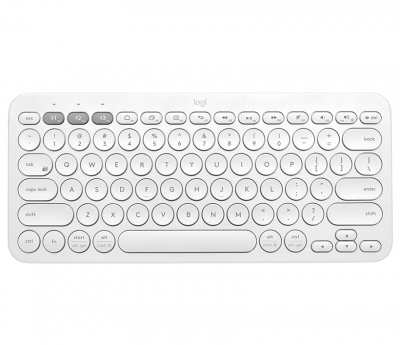 Logitech K380 MULTI-DEVICE 跨平台藍牙鍵盤 (WHITE) - 英文版 #LGTK380WH-AP [香港行貨] (1年保養)
