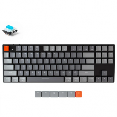 Keychron K1 RGB 87 V4 Keyboard - Blue 無線機械鍵盤 (青軸) #X002BUX4S3 [香港行貨]