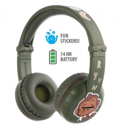 Onanoff Buddyphones Play Kids Headset - GN 兒童無線耳機 #BT-BP-PY-GREEN [香港行貨]