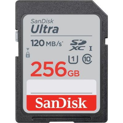 SANDISK ULTRA SDHC 256GB C10 Memory Card (120MB) (GC) 記憶卡 #SDSDUN4-256G [香港行貨]