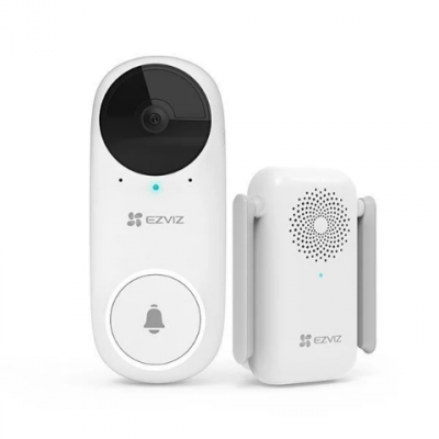 EZVIZ DB2C Smart Home Doorbell with Chime (WH) 智能門鈴 #DB2C [香港行貨]