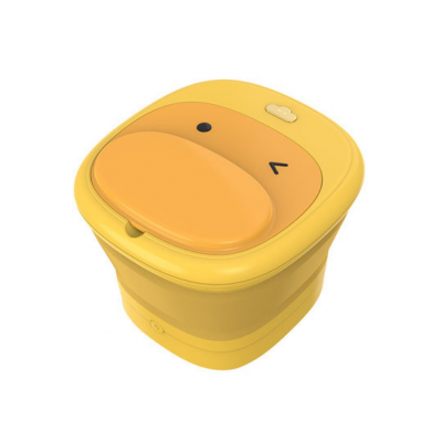 ACK 艾斯凱 Foldable Footbath Massager Device 小黃鴨折疊足浴盤 (全配款) - Yellow #ACK-YY [進口正貨] (1年保養)