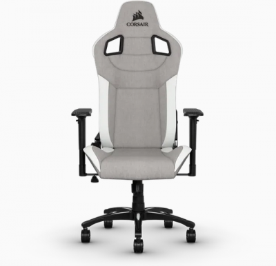 Corsair T3 RUSH Fabric Gaming Chair - Gray/White 電競椅 #CF-9010030 [香港行貨]