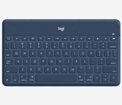 Logitech Keys-To-Go Ultra-Portable Bluetooth Keyboard 超便攜藍牙鍵盤 - Blue #920-010040 [香港行貨] (1年保養) (for iPhone、iPad、Apple TV)