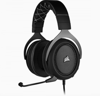Corsair HS60 PRO SURROUND Gaming Headset - Carbon (AP) 立體聲 電競耳機 #CA-9011213-AP [香港行貨]