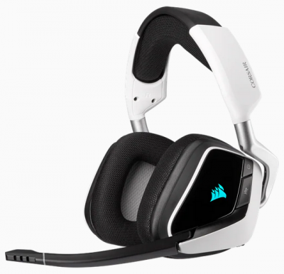 Corsair VOID RGB ELITE Wireless Premium Gaming Headset w/7.1 Surround Sound - White (AP) 立體聲 無線電競耳機 #CA-9011202-AP [香港行貨]
