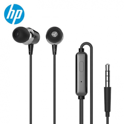 HP DHE-7000 3.5mm Earphone w/Mic 有線入耳式耳機連麥克風 - BK #DHE-7000BK [香港行貨]