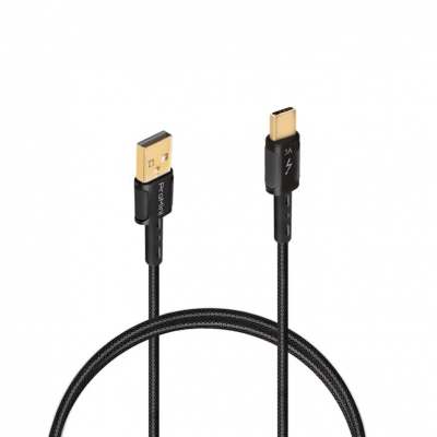 Magic-Pro ProMini Type-C to USB Charging Cable 快充銅製數據傳輸線 200cm - BK #PM-CBCA200BK [香港行貨]