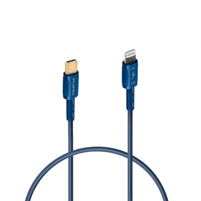 Magic-Pro ProMini Type-C to Lightning MFi Charging Cable 快充銅製數據傳輸線 120cm - BL #PM-CBLC120BL [香港行貨]