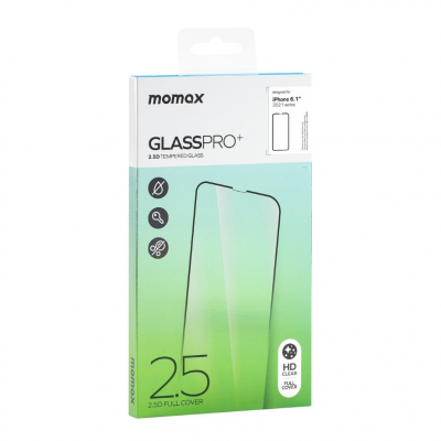 MOMAX iPhone 13 / 13 Pro 6.1" 2.5D Full Coverage Screen Protector 全屏玻璃保護貼 #PZAP21MF1D [香港行貨]