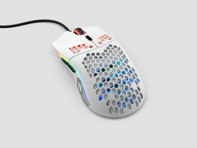 Glorious Model O- Gaming Mouse 遊戲滑鼠 - Matte White (Minus) #GOM-WHITE [香港行貨]