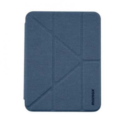 MOMAX iPad Mini 6 Flip Case w/Pen Slot 筆記本保護套 - Blue #FPAP21SB [香港行貨]