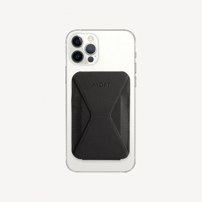 MOFT Snap-on Phone Stand & Wallet 磁吸手機卡包支架 - black #MS007M-1-E-BK2021 [香港行貨]