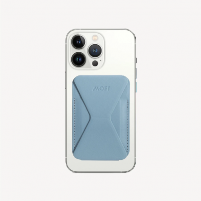 MOFT Snap-on Phone Stand & Wallet 磁吸手機卡包支架 - Windy blue #MS007M-1-E-BL2021 [香港行貨]