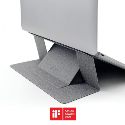 MOFT Air-Flow Laptop Stand 黏貼式筆電支架 - Jean Grey #MS006-J-GRY [香港行貨]