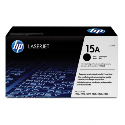 HP 15A Toner Cartridge for LaserJet 1000, 1200 & 3300 series (2500 pages) 碳粉 #C7115A-2